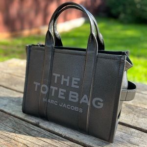 The Leather Small Tote Bag by Marc Jacobs